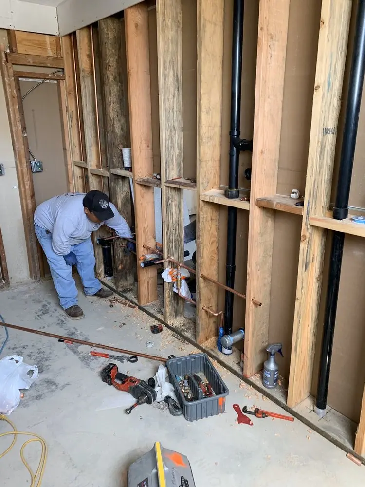 Commercial rough-in plumbing for Gas Line Repair in Fox River Shores